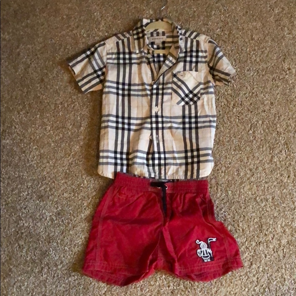 Burberry London boys summer set